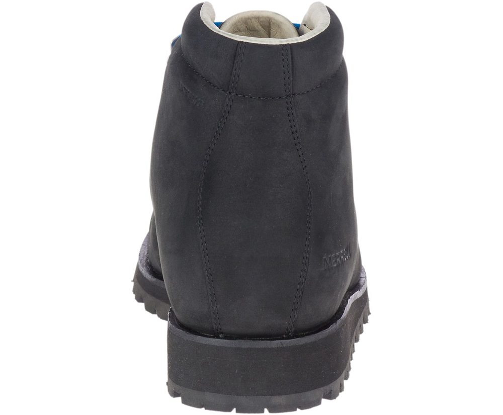 Merrell Boots Black - Wilderness Lt Waterproof - Mens 38CUZRENX